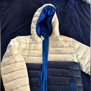 Boys light-weight reversible puffer jacket